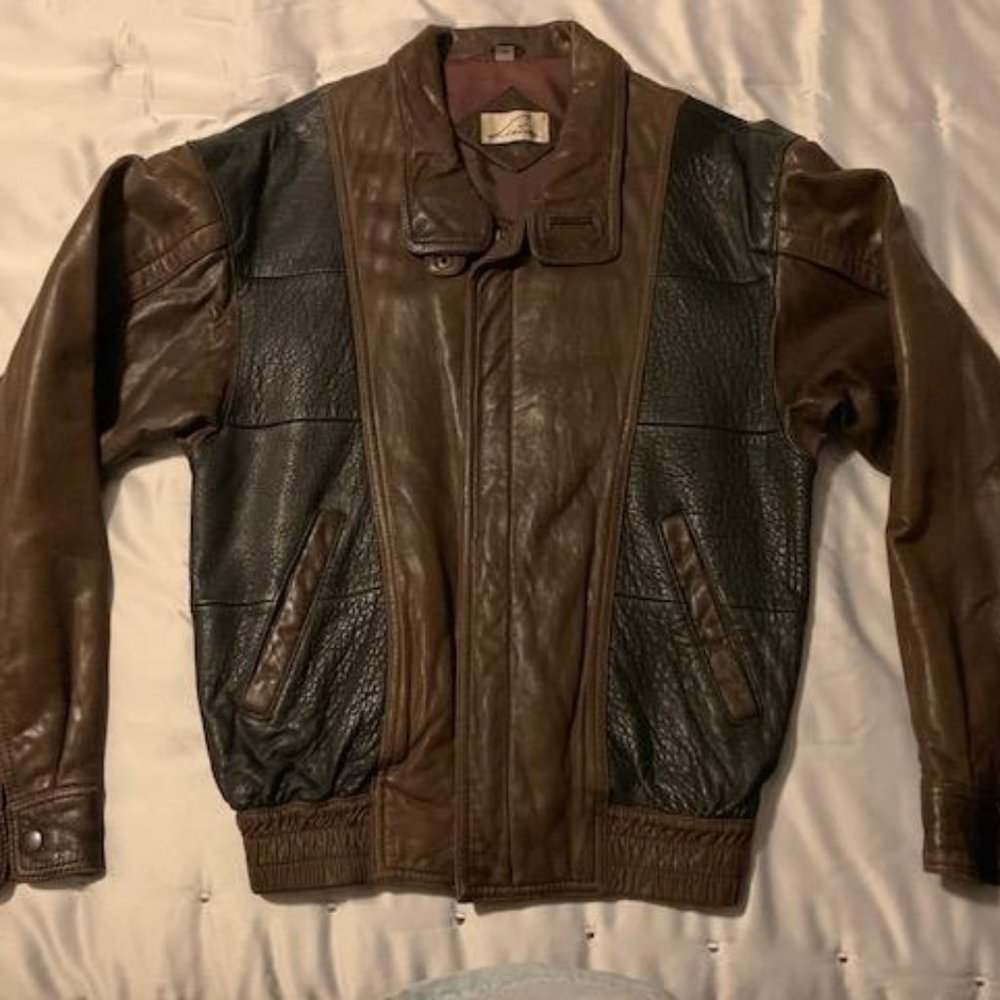 Vintage (1983) Men's leather jacket size Sml-Med